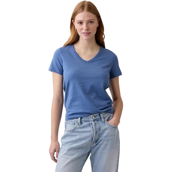 GAP Womens 2-Pack Classic Logo Tee T-Shirt True Black V2 XXS at