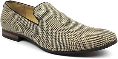 checkered loafers