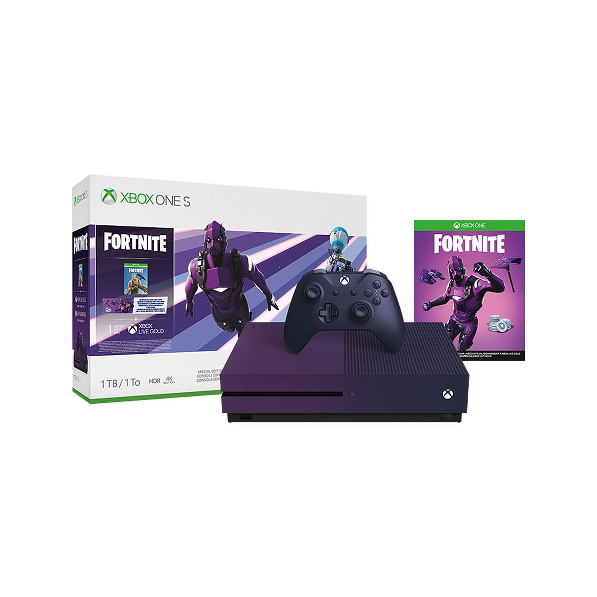 Xbox One S 1TB Console Fortnite Battle Royale Special Edition