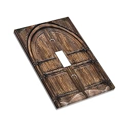Xuejiaku Light Switch Cover Plate Western Barn Door