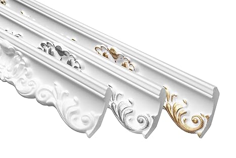 20 Meter | Stuckprofil | EPS | formfest | Marbet | 52x63mm | B-35 | weiß