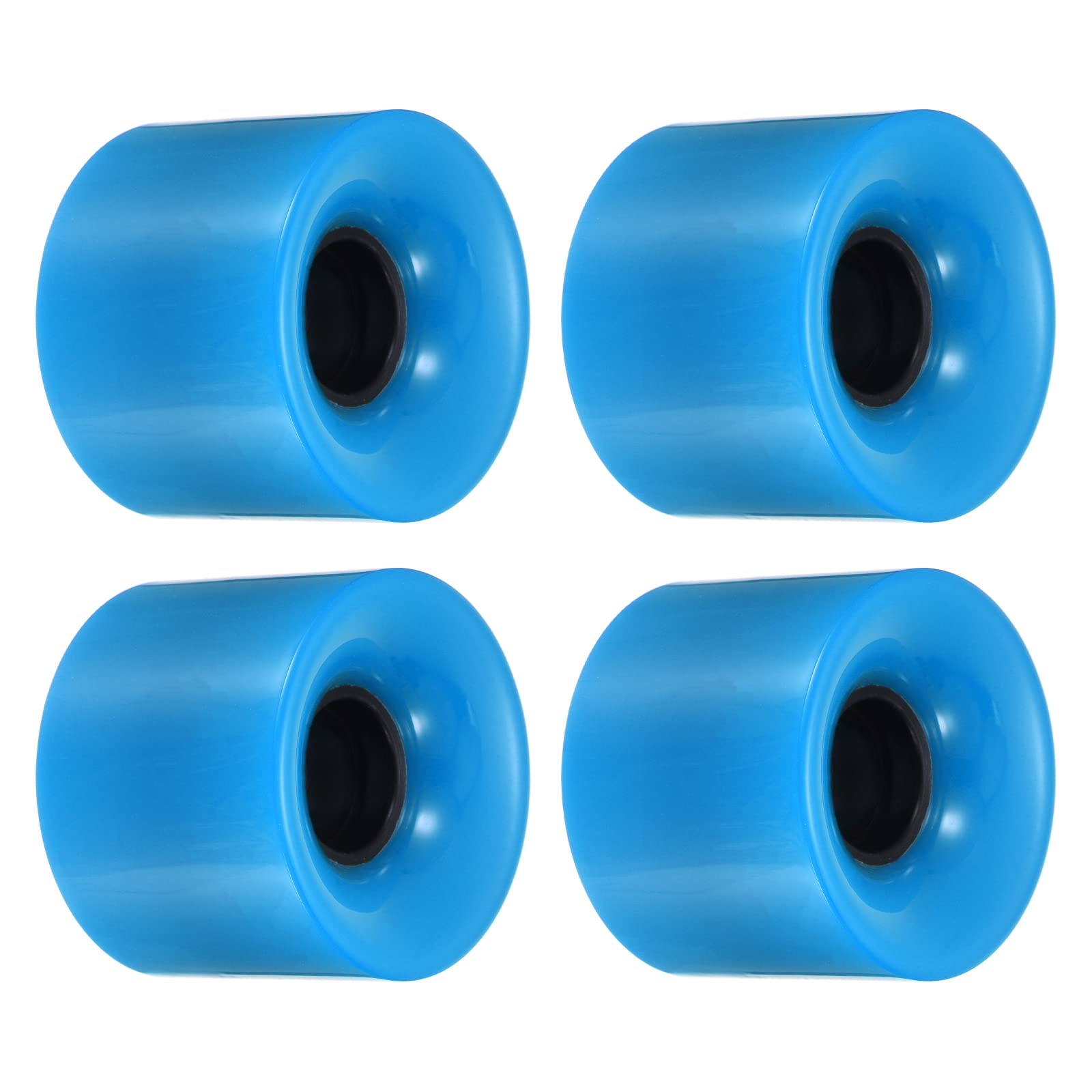 PATIKIL 60mm Longboard Wheels, 4 Pack Skateboard Wheel Street Wheels for Skateboards Cruiser Wheels Replacement 78A, Blue