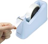 Rapesco 1488 500 Heavy Duty Tape Dispenser with 2 Tape Rolls Powder Blue view 4