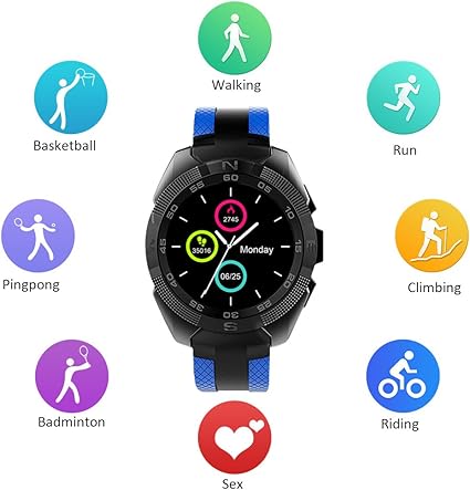 Smartwatch, Kivors L3 Reloj Inteligente Bluetooth 4,0 con ...