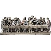 US 9.25 Inch Religious Figurine Da Vinci The Last Super Display Gift