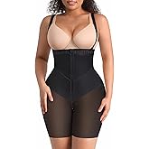 FeelinGirl Strapless Shapewear for Women Tummy Control Plus Size Butt Lifting Panties Postpartum Body Shaper