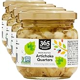 365 by Whole Foods Market, Marinated Artichoke Quarters, 6.5 oz (Pack of 4)
