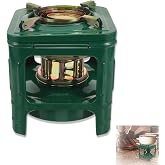 Wshxjzyay Kerosene Stove, Picnic Burner Furnace, Portable Kerosene Stove 8-Wicks for Hiking, Backpacking, Survival and Camping