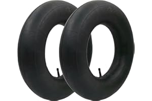 2 Pcs 4.80/4.00-8" Wheelbarrow Inner Tubes with Straight Valve, Heavy Duty Replacement for Wheelbarrows, Mowers, Hand Trucks 
