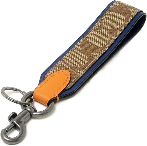 Amazon コーチ Coach キーリング メンズ キーホルダー ストラップ バッグチャーム シグネチャー レザー qbq9j アウトレット品 並行輸入品 キーホルダー チェーン