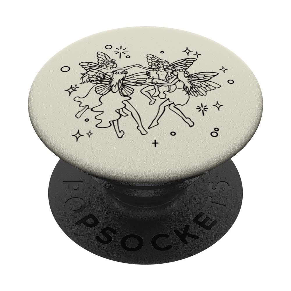 Coquette Fairies doing Round Dance PopSockets Swappable PopGrip