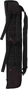Trinity 25-Inch Padded Scabbard Sling Case For Mossberg 590A1 Shotgun, Tactical Nylon Soft Case With MOLLE Straps, Black