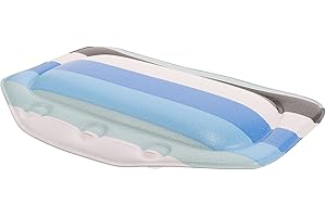 GLEAVI Bath Pillow for Bathtub with Suction Cups, Foam Bath Headrest Pillow, Comfortable Support for