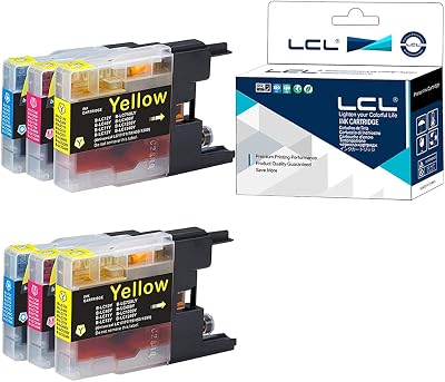 LCL 6PK LC1240XL Ink Cartridge for Brother MFC-J6910CDW J6710CDW J5910CDW J825N
