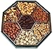 GIVE IT GOURMET, Freshly Roasted Delicious Healthy Nuts Holiday Gift Basket Jumbo 2 Lbs Gift Tray.