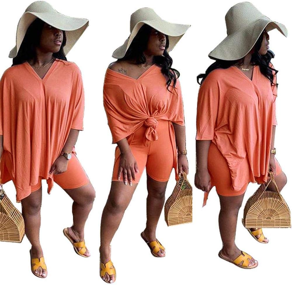 Womens 2 Piece Summer Outfits Boho Striped Print Crop Cami Top with Shorts Set
