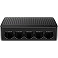 Tenda SG105, 5 Port Gigabit Switch, Unmanaged Home Ethernet Switch, Office Ethernet Splitter, Plug & Play, Plastic Case, Desktop/ Wall-Mount, Fanless Quiet, Limited Lifetime Protection