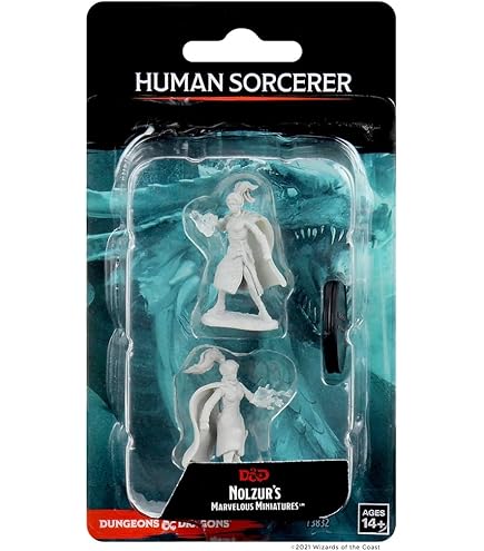 D&D: Nolzur's Marvelous Miniature - Female Human Wizard UDGÅET