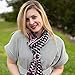 PammyJ Hammered Round Scarf Ring Scarf Buckle (Silvertone)
