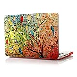iCasso Macbook Pro 13 Inch Case Rubber Coated Soft Touch Hard Shell Protective Cover For Apple Laptop Macbook Pro 13 Inch With CD-ROM Model A1278 (Birds)