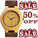 Wood Watch - Wrist Wooden Watch For Men and Women - Lightweight Mens Watches Analog Quartz - Watch Men