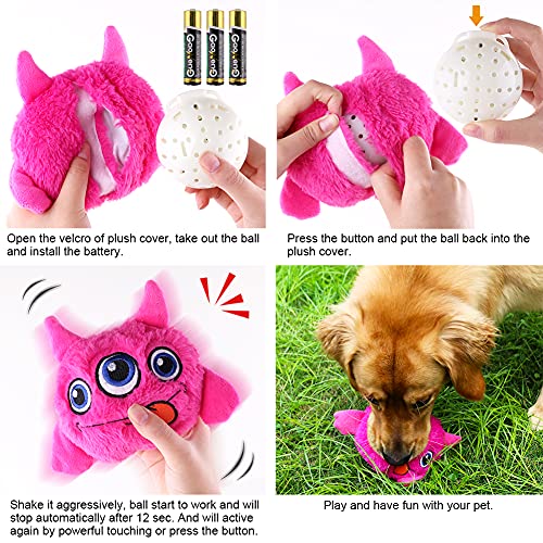 motorized interactive pet ball