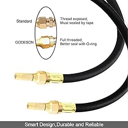 GODESON Air Chuck, Screw on Tire Inflator Nozzle