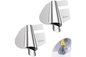 RAPUDA Sewing Rolled Hemmer Foot，2Pcs 8mm Sizes Wide Rolled Hem Presser Foot,Precision Edge Stitcher for Sewing Machine,Universal Sewing Accessories and Tools