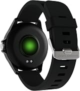Harry Lime Black Smart Watch Silver Bezel iOS Android GPS Music Control Heart view 4