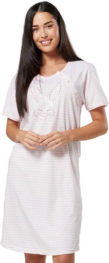 button down nightie for labour