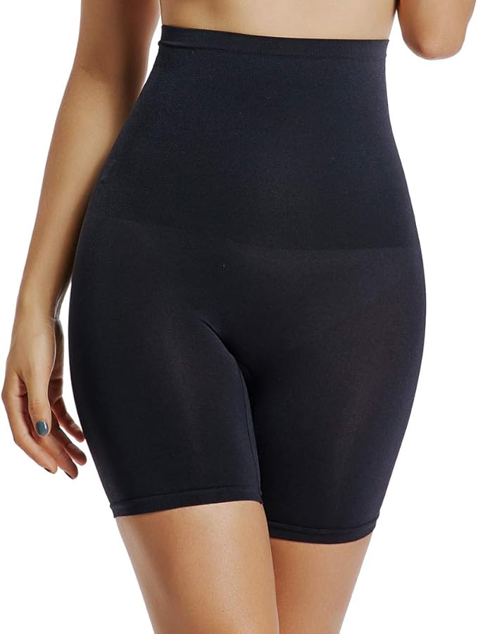 High Waist Slip Shorts for Under Dresses Thigh Slimmer Shapewear Shorts