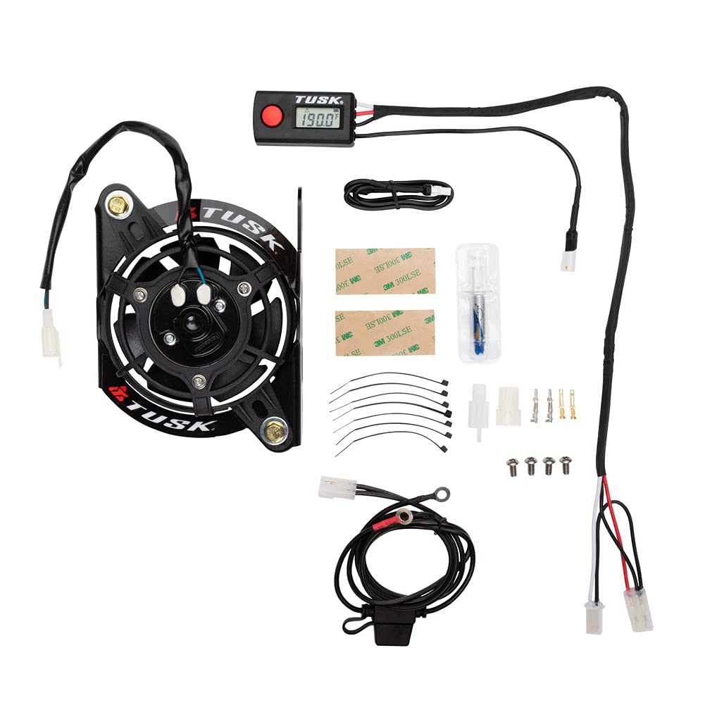 Photo 1 of (PARTS) (UNTESTED) Tusk Digital Radiator Fan Kit Compatible with KTM 300 XC-W 2019-2023/350 XC-F 2016-2022/Compatible with Husqvarna TE 300 2019-2023