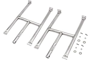 TAILGRILLER Burner Tube Set for Blackstone 28 Inch Griddle, Set of 2 Stainless Steel Grill Burner Tubes with Screws