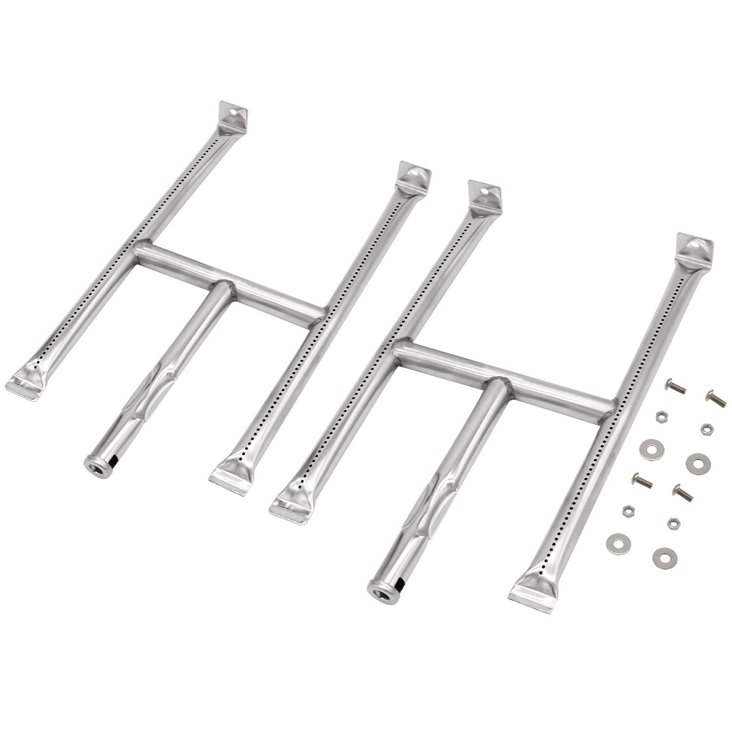 Photo 1 of TAILGRILLER Burner Tube Set for Blackstone 28 Inch Griddle, Set of 2 Stainless Steel Grill Burner Tubes with Screws