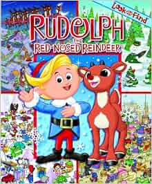 Rudolph the Red-Nosed Reindeer Look and Find Hardcover Book ...