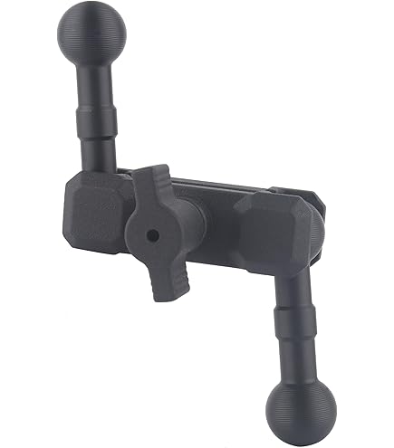 RecDec 2 Pack Handlebar Clamp Mount Base With 17mm Ball Head Joint Tripod Mount Clamp With 17.4mm Ballhead For Selfie Ring Light Phone Clip Photography Light Stand Microphone Stand Floor Mic Stand - View #2