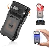 WUBEN X3 Mini Rechargeable Flashlight with Charging Base 180 Degree EDC Keychain Flashlight Twist Ip65 Waterproof Magnet Pock