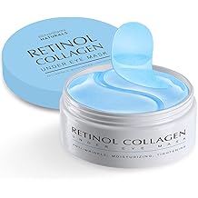 Enaskin Naturals Under Eye Patches for Dark Circles: 30 Pairs Retinol Collagen Eye Gels Mask - Reduce Wrinkles Puffy &amp; Bags -