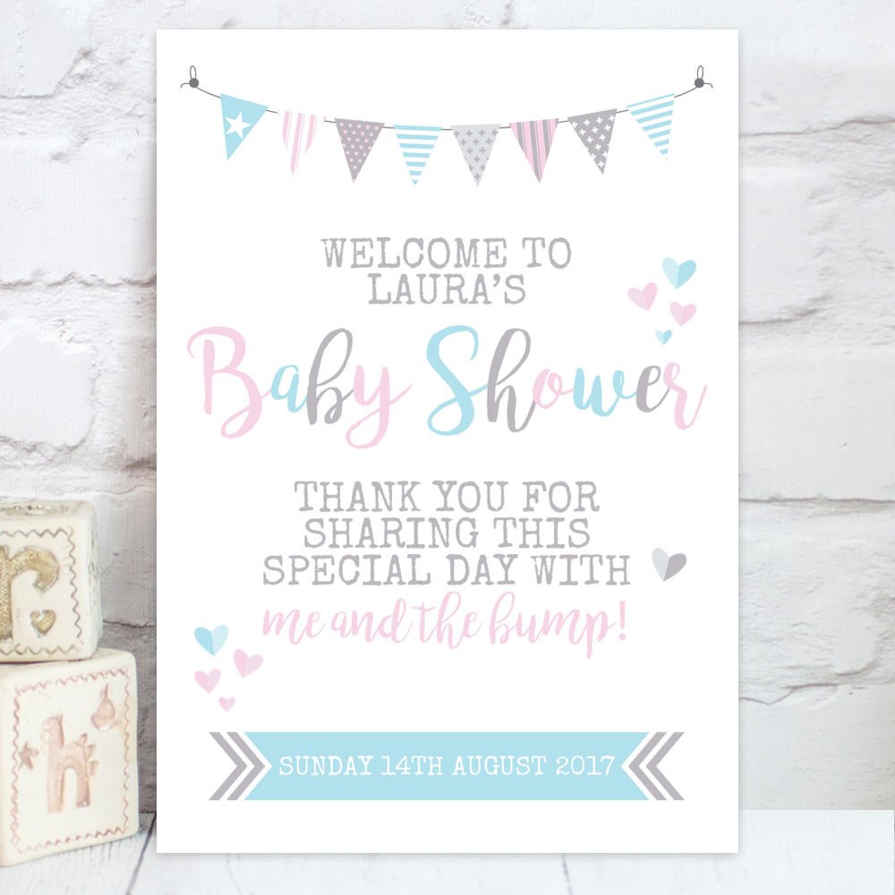 personalised baby shower