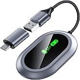 Wireless CarPlay Adapter - Converts Wired to Wireless CarPlay in 5 Seconds, Plug & Play, A7 Dual-Core Chip, Zero Latency, Stable Connection, Compatible with Apple iPhone iOS 10+ & Vehicles 2015+