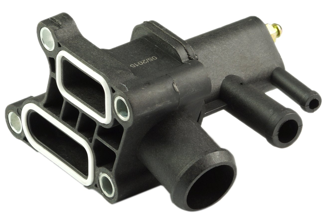 TOPAZ 4792630AA Coolant Thermostat Housing Water Outlet W Air Bleeder for 2.7L Chrysler Sebring Dodge Stratus 2001-2006