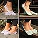 Oureamod Womens Low Cut Non Slip No Show Liner Boat Socks for Flats 3 pack (Hollow)