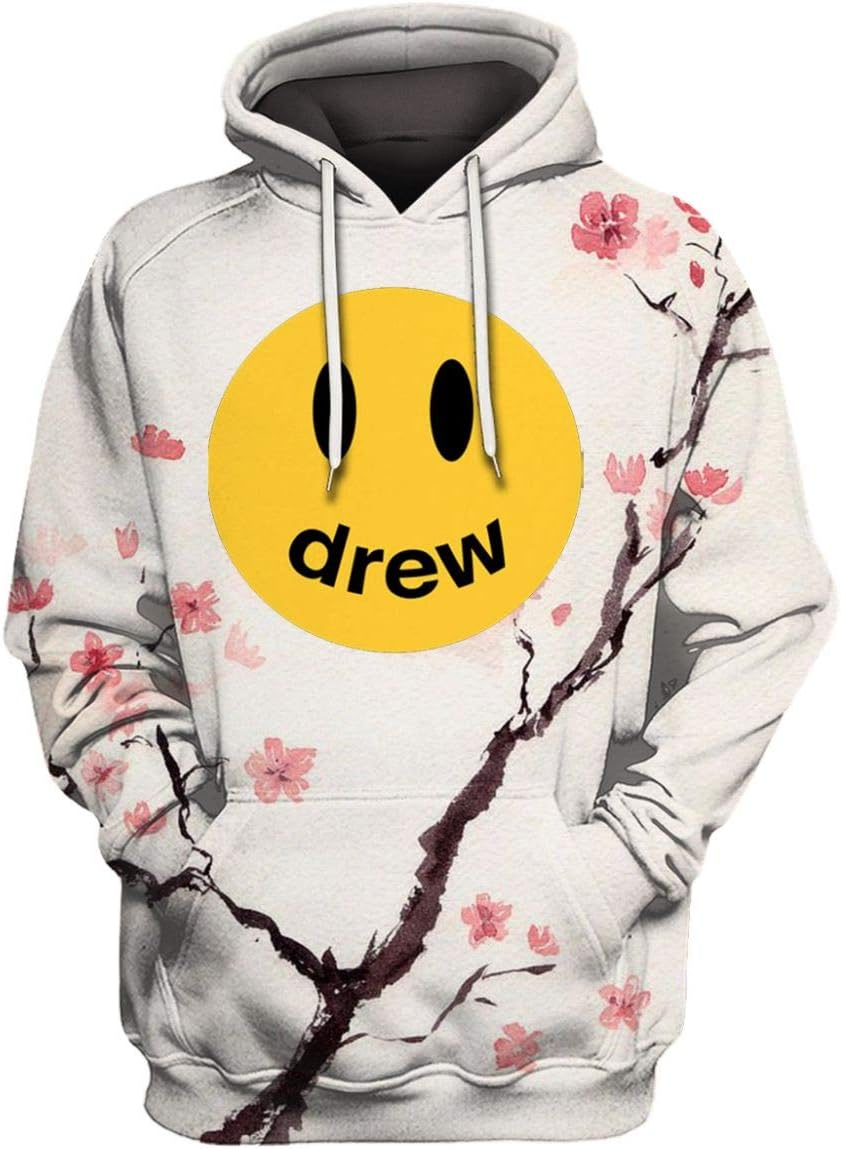 Teegogo Drew Sweatshirt Drew House Justin Smiley-Face Clothing Hoodie Bieber 2