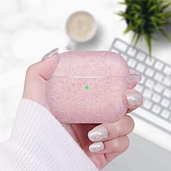 Glitter Silicone Airpods 3 Case 2021, YOMPLOW Case