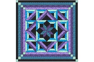 Material Maven Easy Quilt Kit Twilight/Precut/Ready to Sew!! Multi Color 69x69