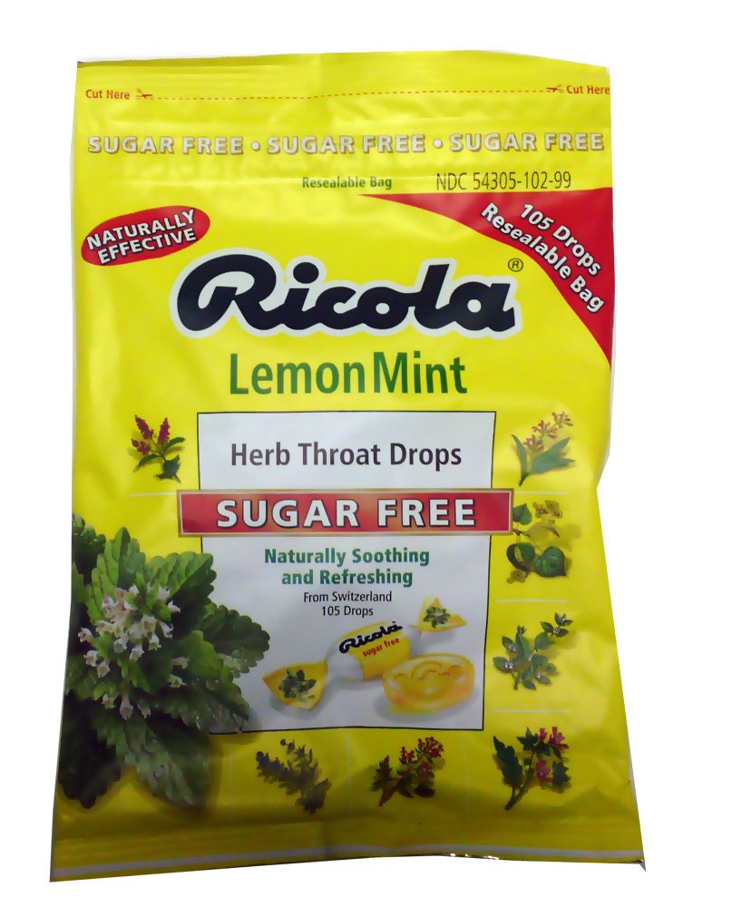 Ricola Cough Drops Sugar Free 105 Ct Health & Personal Care