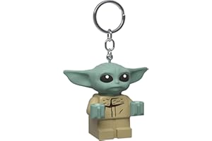 IQ LEGO Star Wars The Mandalorian Keychain Light - Grogu - 2 Inch Tall Figure (KE179)