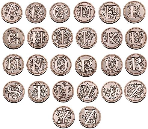 Alimao Retro Classic 2019 New Alphabet Initial Sealing Wax Fashion Boutique Seal Stamp Invitations Letter A/B/C
