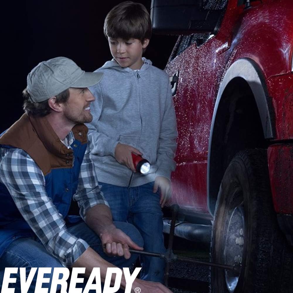 Eveready LED Flashlight, 4-Pack, Bright and Durable, Batteries Included