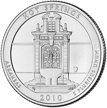2010 P Hot Springs National Park Quarter Choice Uncirculated At Amazon S Collectible Coins Store